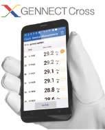 New Solutions Free App for Easy Instrument Connectivity, Data Recording, and Report Creation GENNECT CROSS GENNECT Cross dedicated app specifications (Free software) Bluetooth connection Supported OS