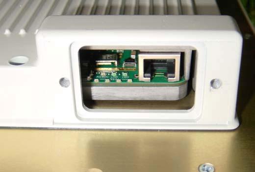 Functionality of the LEDs is described later in this text. The IP reset button resets IP configuration and password back to factory default.