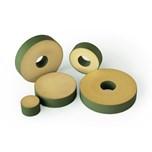Disk and washer resistors High-energy resistors in solid disk and washer styles from 1.60 to 5.90 inches (40.6 to 150 mm) in diameter.