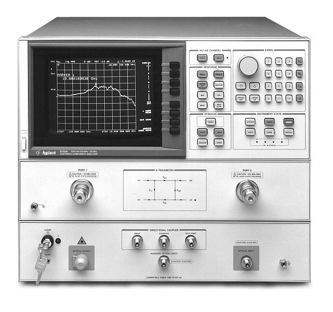 Agilent 8703A Lightwave Component Analyzer Technical Specifications 1300 nm or