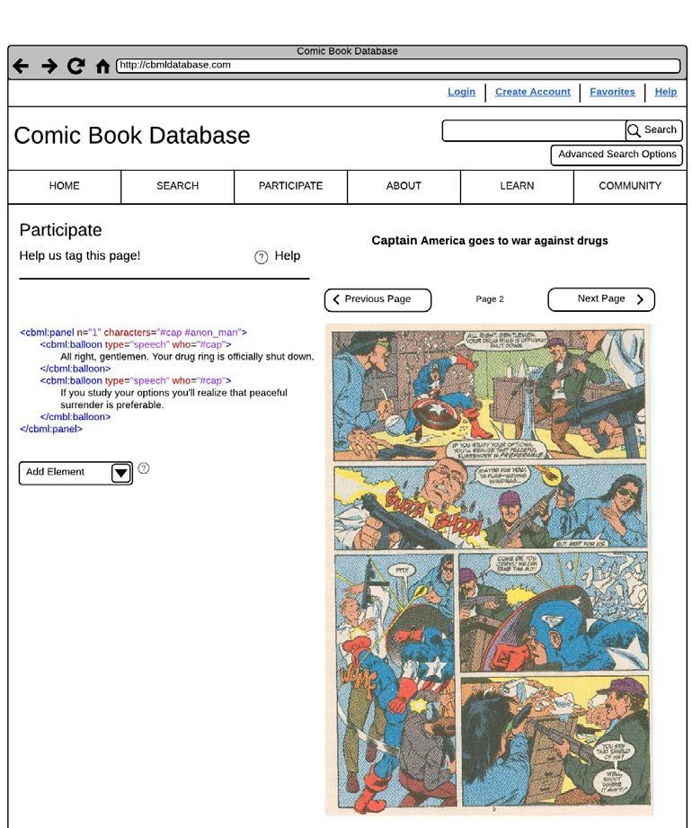 Figure 7. Example of a completed panel tag Meta-Critical Reflection Comic books and graphic novels have begun to become viewed as serious scholarly subjects.