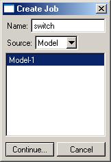 19. In the model tree right click on the job just created and
