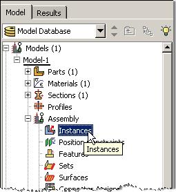 9. Double click on the Steps node in the model tree