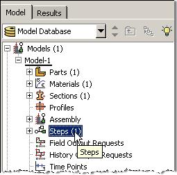 Double click on the BCs node in the model tree a.