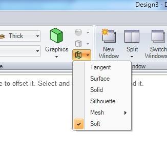 Step 13: Finally, click Edge in Display tool, and uncheck the tangent and entities.