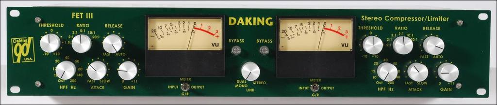 Daking Audio FET III Stereo Compressor/Limiter
