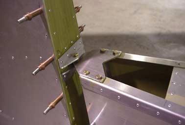 This Rudder is using two ¼ washers (AN960-416 Washer) on the top and two on the bottom.