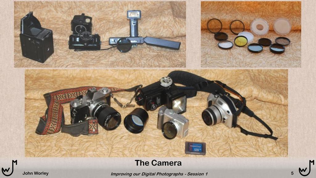 We will begin with a few minutes on how a camera works, how our vision works, and how those two things interact with each other.