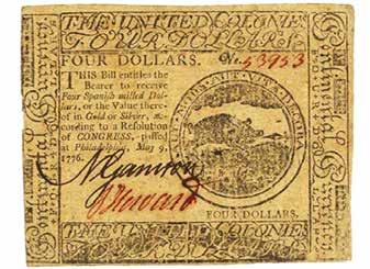 It is assumed that Congress hoped soldiers would hold their Continental Dollars for future redemption, as they were not intended to be used as a circulating currency.