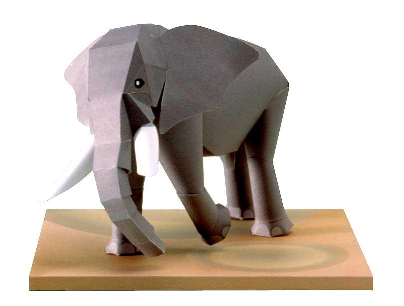 Thank you for downloading this paper craft model of the African elephant.