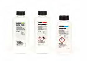 CHEMISTRY AT A GLANCE ILFORD photographic chemicals are formulated to match the characteristics of our comprehensive range of black & white film and papers while still able to get the best out of