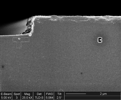 The nano-aperture is then etched in the metal coating using a Ga + Focused Ion Beam (FIB), which is a FEI Strata 235DB dual-beam FIB/SEM system.