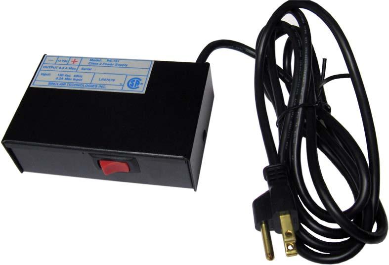 PS-151 Power Supply General Description: The low profile power supply furnished is capable of delivering 200 ma @ 12 VDC and under normal operating conditions should require