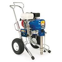 This procedure will refer to the use of the Graco Mark IV Electric Airless Sprayer, Mark V Electric Airless Sprayer, and the 5900 HD Gas Powered Airless Sprayer.