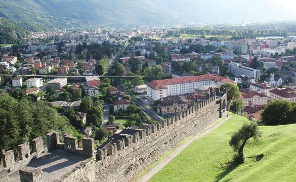 Japan Matsuri Location & Overview 03 Bellinzona, capital of Ticino, weaves past, present and future thanks to the medieval heritage and modern architectural achievements.