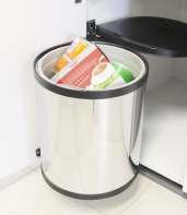 INNER BIN CAN BE REMOVED FOR QUICK AND EASY WASTE DISPOSAL Mono 15L