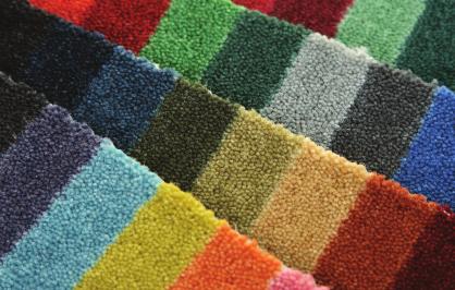 Physical properties such as handle, durability, soil repellency and especially the appearance of the carpet can be modified by the type of yarn, its fineness and luster. Polyamide 6.