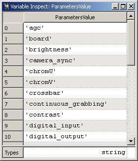 4.2 Special Parameers A-21 Figure 4.1: Querying available special parameers via info_framegrabber.