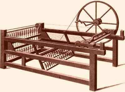 INDUSTRIAL REVOLUTION 1764 - Increased Yarn & Thread Production During Industrial Revolution In 1764, a British carpenter and weaver named James Hargreaves invented an improved spinning jenny, a