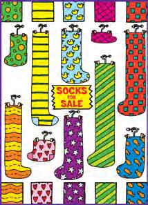 Sock Shop SKILL Players: 2 This game gives children practice in measuring items with nonstandard of measurement.