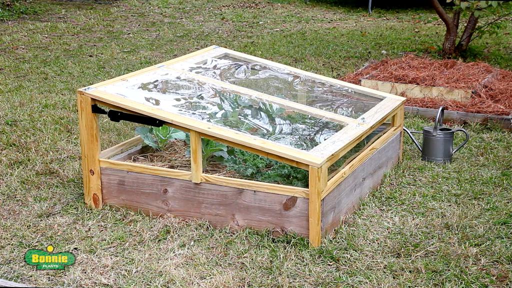 How to Build a Raised Bed Cold Frame Protect your plants from frost with a cold frame that sits right on top of your existing 4' x 4' raised bed.