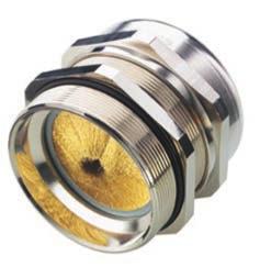 EMC Protection Strain Relief Cable Glands MS-NPT BRUSH/ Nickel-Plated Brass Strain Relief for EMC Applications with NPT & Metric Thread Material: - Body: Nickel-plated brass - Brush: Brass - Insert: