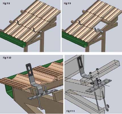 Tile Roof Fixing Kits Tile Hook, Tile Hook Fixings and Snapnuts Lift tiles and locate Certified Tile Hooks onto rafters as per instructions below.