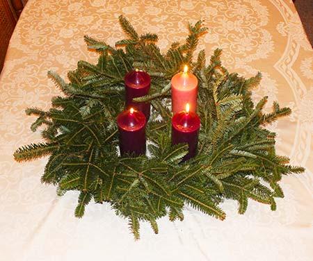 Advent Wreath Configurations Advent Wreath with