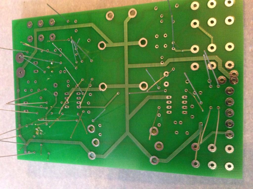 After installing the resistors you will have something like the
