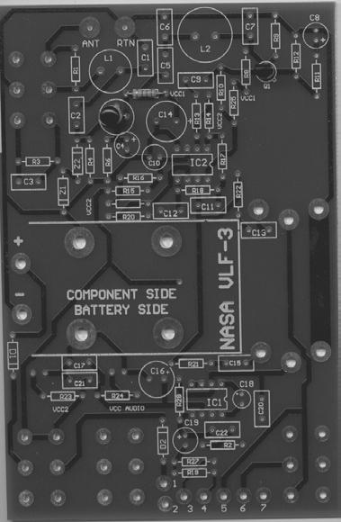 Faceplate Front Control Panel Printed Circuit Board (PCB):