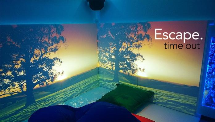 All aspects of an Integrex immersive room are customisable from the number of projected or interactive surfaces, the colour of the soft padded walls and floors to the scents produced by the