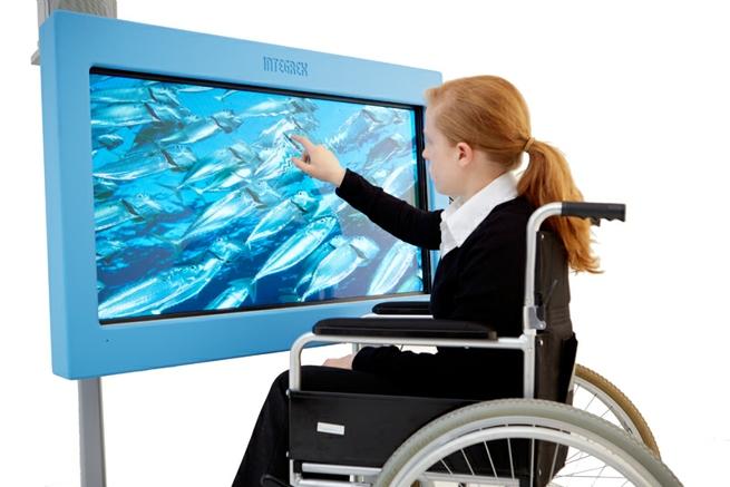The touch-sensitive LCD screen comes in a selection of sizes and connects to virtually all types of PC allowing fingertip control of software from the screen itself no pens to lose or special tools
