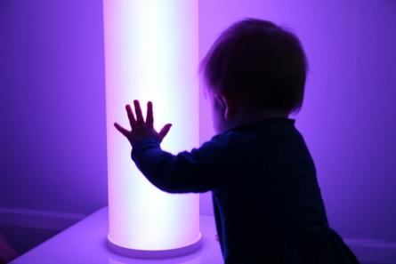Used as a stimulating focal point in a sensory room, the Chroma Tube can calm the user and provide a