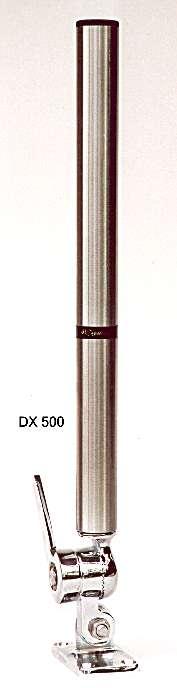 DX 500 wideband antenna system The DX 500 is a very small active receiving antenna with a frequency range covering 30 khz to 550 MHz.