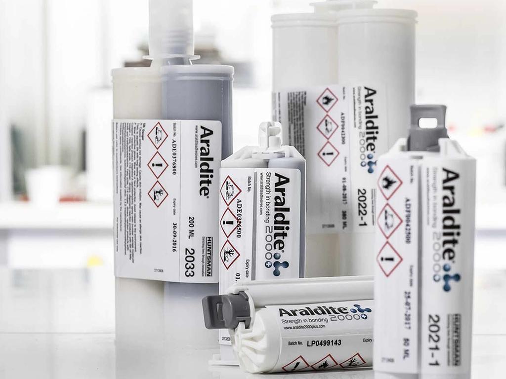 Adhesives Araldite adhesives range for