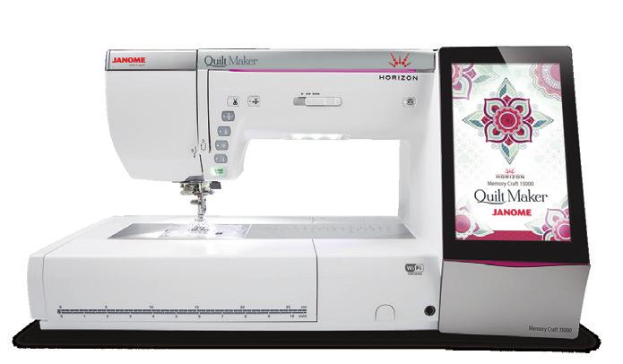 Ordinary Sewing Session: MC15000 Quilt Maker Embroidery Unit Power cord Knee Lift All the accessories that were packed with the machine Optional: Quilting Template for Ruler Work Fabric: Several 6