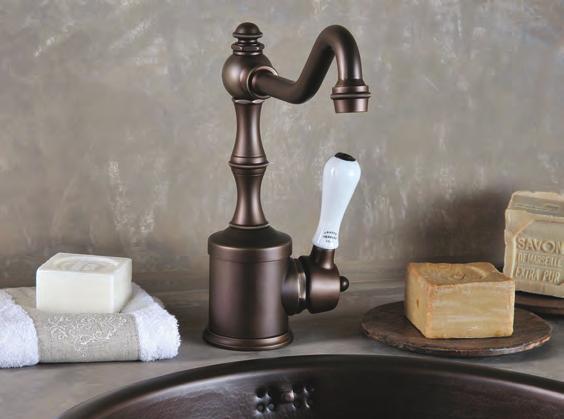 This handsome faucet blends functionality with authentic French styling, making le potfiller Royale the