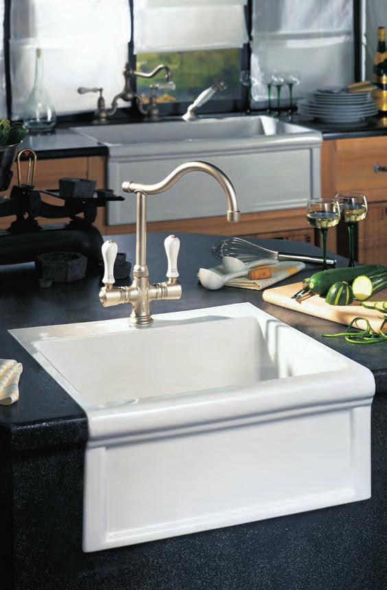 Handcrafted out of the highest quality materials, the Flamande is a stylish and practical choice for a farmhouse sink.