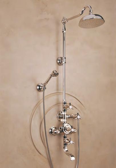 80 Royale Thermostatic Shower Valve in Pol.