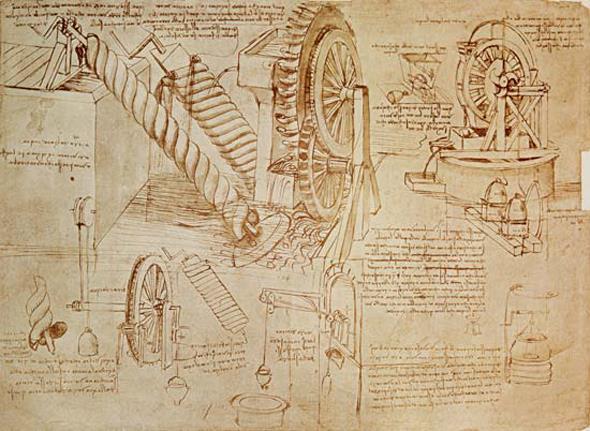Da Vinci s study of perpetual motion