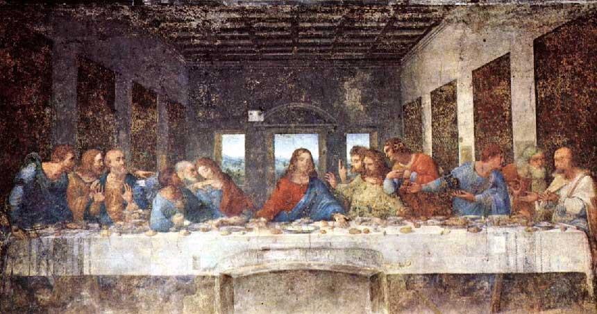Paintings Leonardo da Vinci completed many paintings throughout his lifetime. His most famous religious painting is in the Dominican Monastery of Santa Maria delle Grazie in Milan.