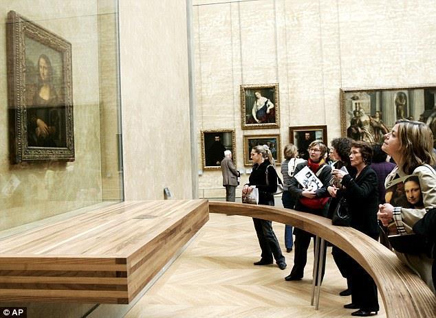Six million people visit Mona Lisa every year. She has hung in the Louvre art museum in Paris since 1804.