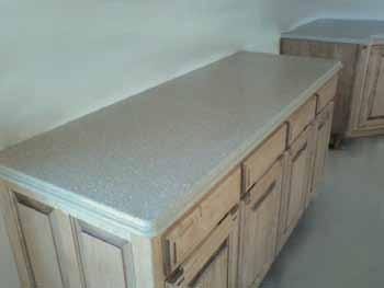 Vanity Tops Top & Under Mounting Solid Surface Sinks Custom Color, Sized, & Fabricated Solid Surface ¼" to 1-½" Thick Solid