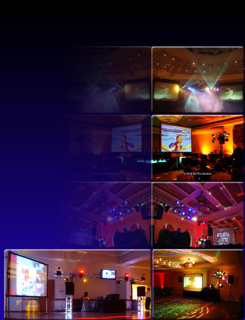 Video Screens ZG Productions has the latest innovation in mobile nightclubs, the Video DJ will play hits through the decades including the swinging 60 s to the sensational 70 s through the 80 s not