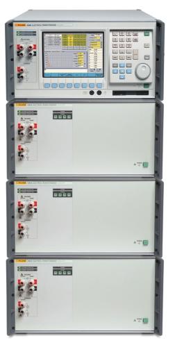 6100A Electrical Power Standard Ordering information 6100A Electrical Power Standard Master comprises: One phase, (one voltage channel to 1000 V, one current channel to 20 A) User controls and