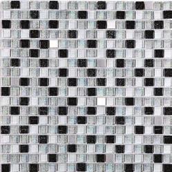 Black Crackle Mosaic 27 x 27cm