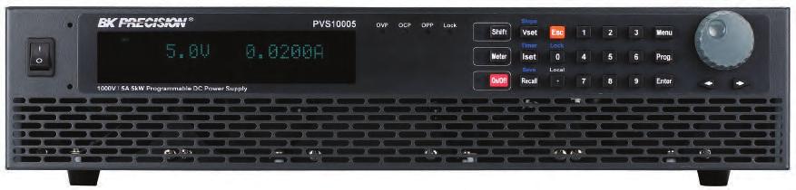 Power Supplies ATE System Power & Solar PVS Series High Power Programmable DC Power Supplies The PVS Series delivers programmable output power up to 5.