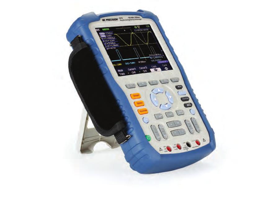 Oscilloscopes Handheld Safety rated high bandwidth oscilloscope probes included Scan QR code to watch 2510 Series overview video Probe Model PR250SA for 2515/2516 2510 Series Handheld Digital Storage