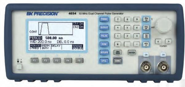 Signal Generators Performance Pulse Æ 4033 & 4034 50 MHz Programmable Pulse Generators The 4033 and 4034 are high performance programmable pulse generators ideal for testing digital systems and