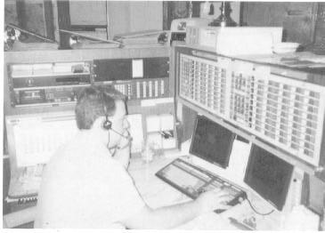 Exhibit 6-8. The consoles in the Montgomery County, Pennsylvania communications center were custom designed.